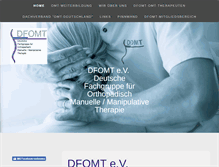 Tablet Screenshot of dfomt.org
